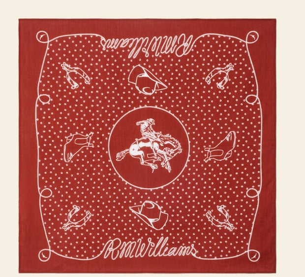 R.M.Willams Cloudbuster Bandana Red