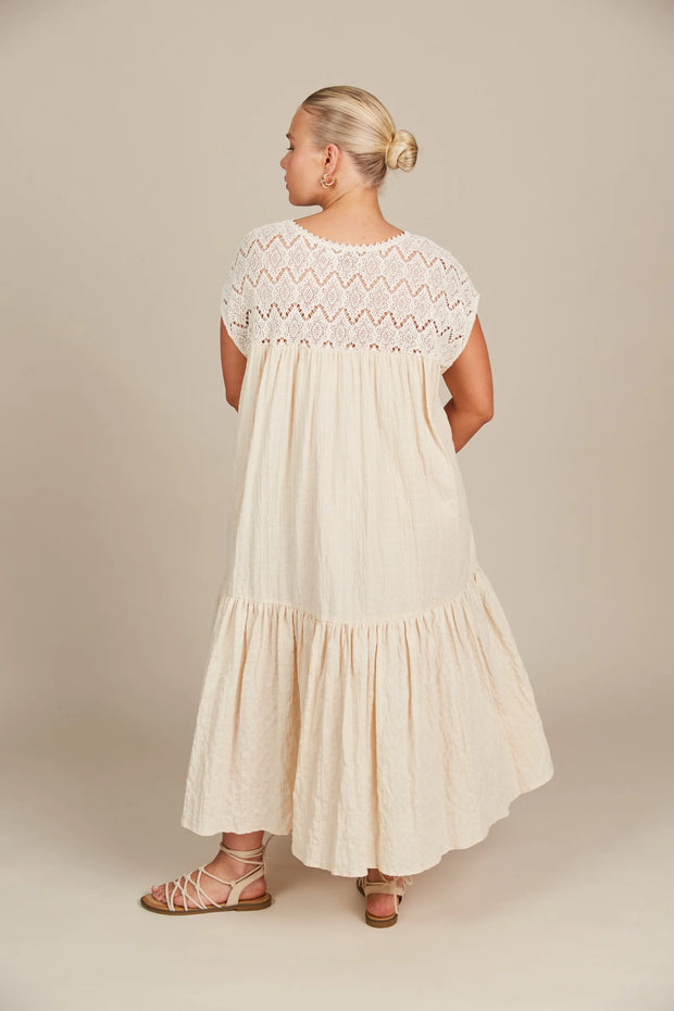 Fleur Relaxed Dress ONE SIZE - Canvas