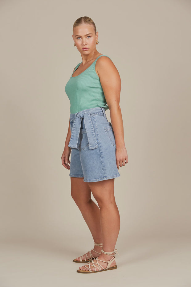 Margot Denim Short - Stellar