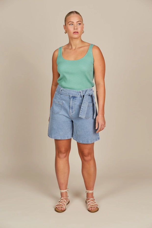 Margot Denim Short - Stellar