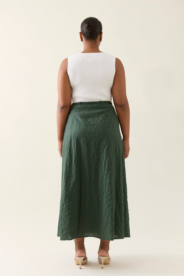 Esther Wrap Skirt Myrtle