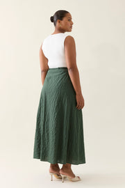 Esther Wrap Skirt Myrtle