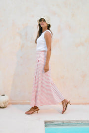 Esther Wrap Skirt Pink