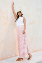 Esther Wrap Skirt Pink