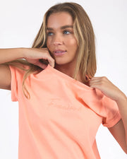 Foxwood Signature Tee Neon Peach