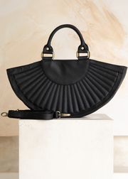 Soleil Grande Textured Noir/Black