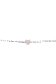 Love Claw Bracelet - Rose Quartz