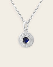 Whistle &  Pop Heritage 12 Gauge Charm Blue Sterling Silver