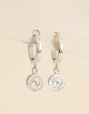 Whistle & Pop Hunter Gatherer Bullet Huggies Sterling Silver