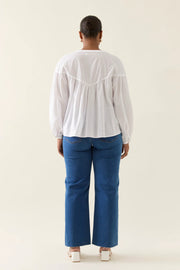 Aurora Button Blouse Lotus