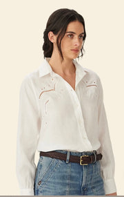 R.M.Willams Broderie Linen Shirt