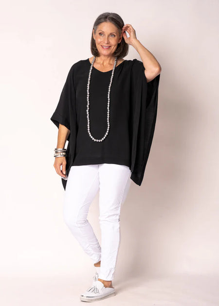 Brontie Top In Black – TADDesign