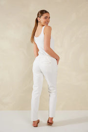 Dalton Denim Pant - White