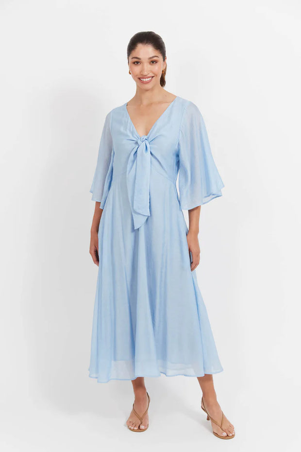 Haven Baja Tie Midi Dress Safira