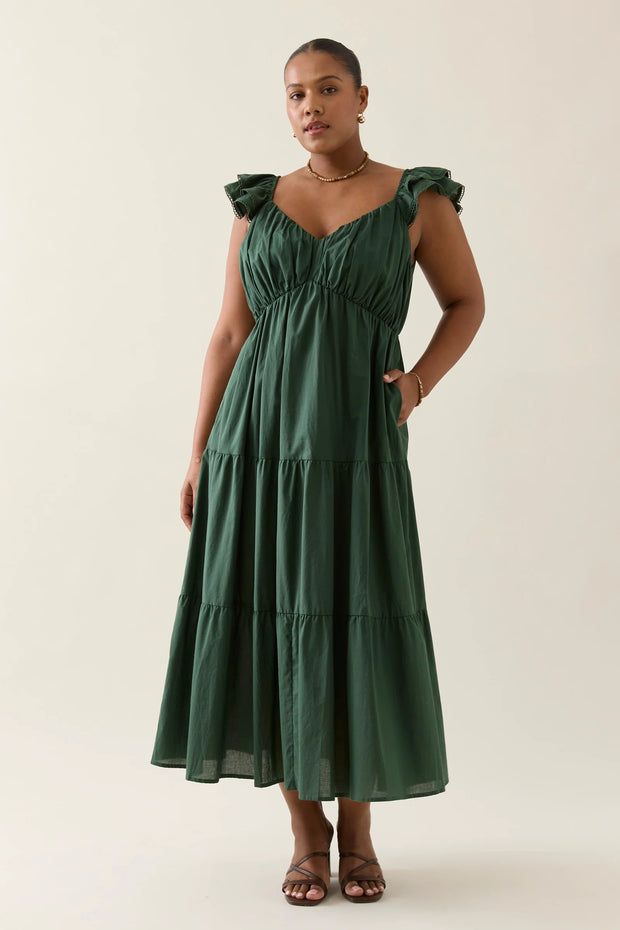 Aurora Frill Tank Dress Myrtle