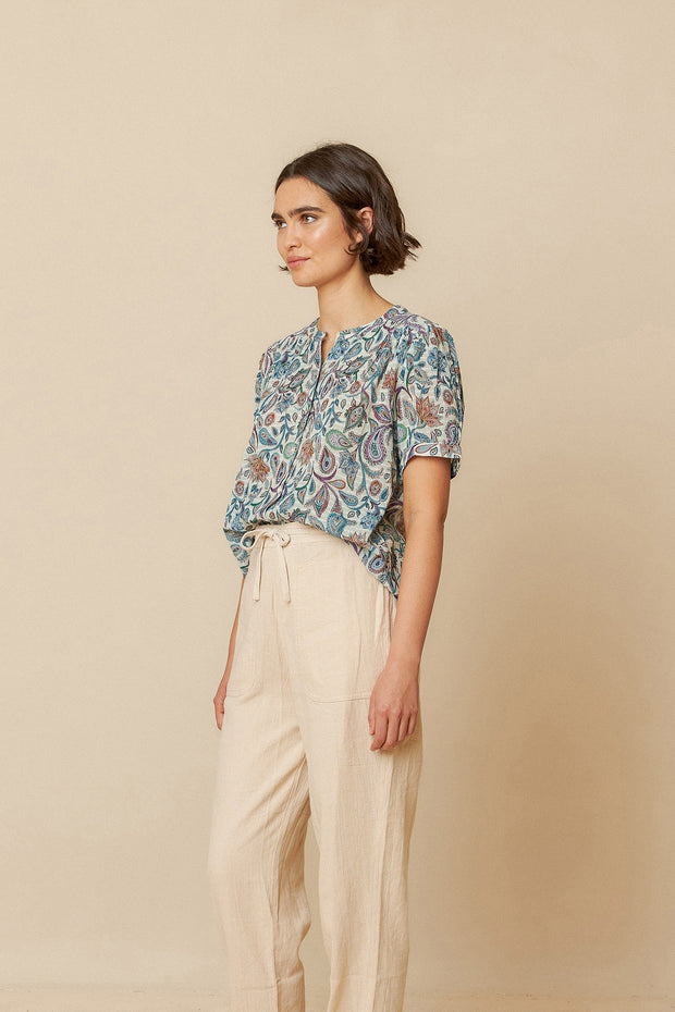Indi & Cold Paisley Multicolour Blouse