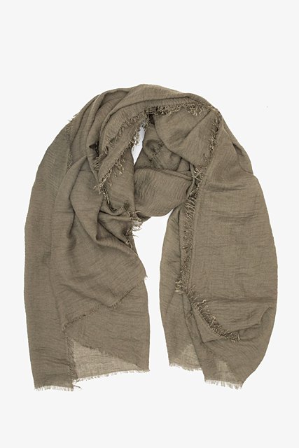 Block Colour Scarf | Khaki