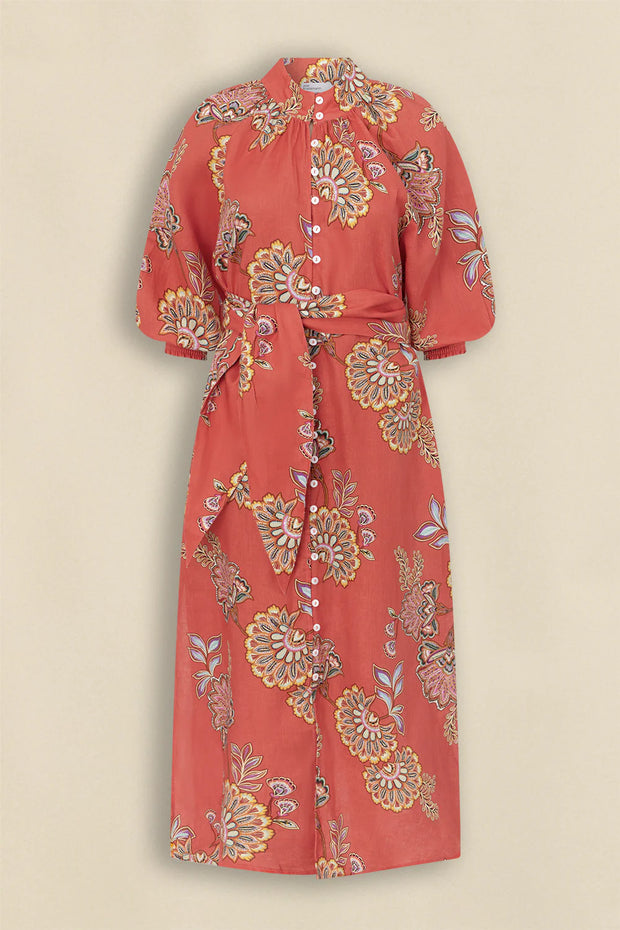 PRE ORDER    Zoe Kratzmann Flourish Dress in Kgari Melon