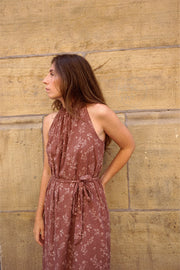 Indi & Cold  Chocolate Floral Dress