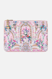 Camilla Small Canvas Clutch in Palatial Pastel