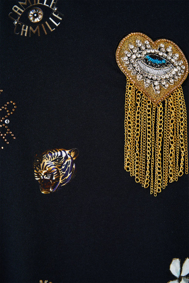 Camilla Classic tee Amulets and alchemy
