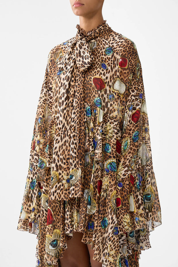 Camilla Ruffle High Low Dress Nazar Nirvana