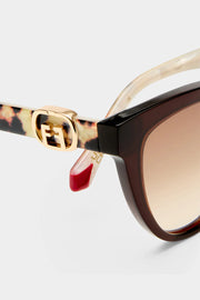 Camilla All Aboard Chocolate Leopard Sunglasses