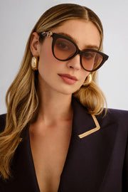 Camilla All Aboard Chocolate Leopard Sunglasses