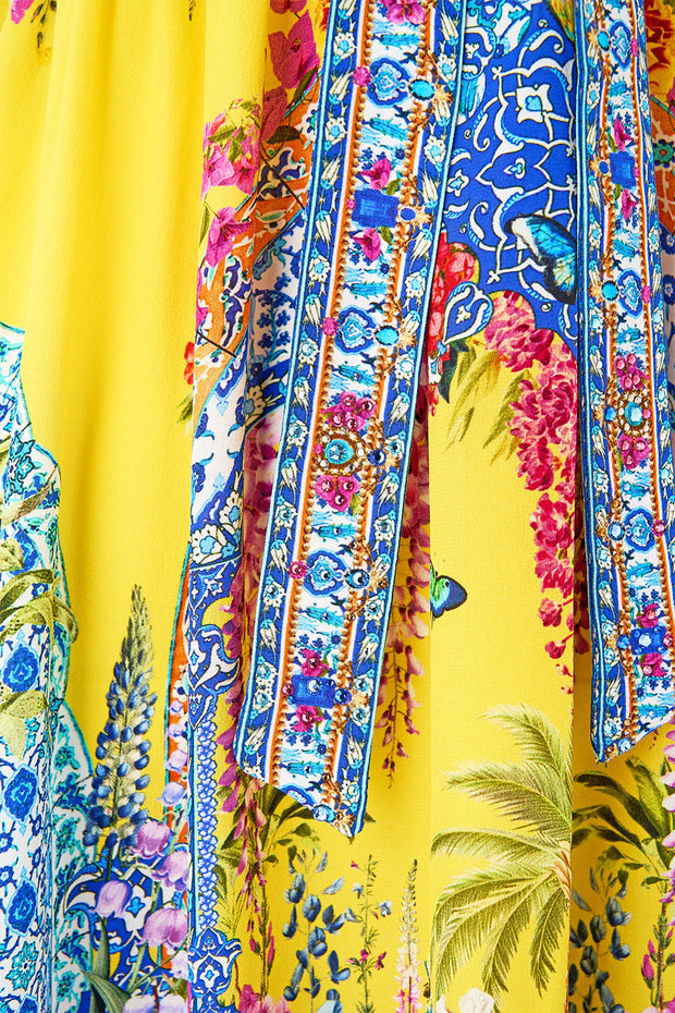 Camilla Sultanahmet Summer Tie Front Dress