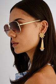 Camilla The Voyage Gold/Leopard Sunglasses