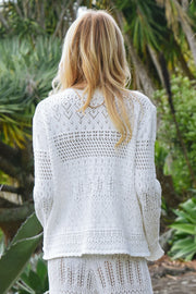 Coop Boho Breeze Sweater White