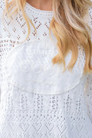 Coop Boho Breeze Sweater White