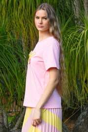 Coop Hibiscus Holiday T Shirt Pink