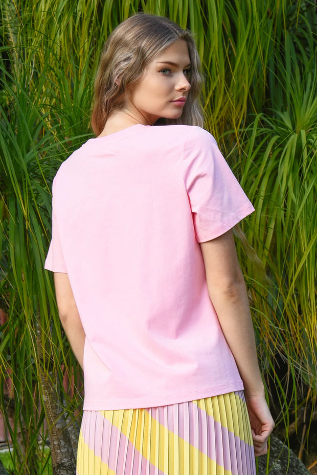 Coop Hibiscus Holiday T Shirt Pink