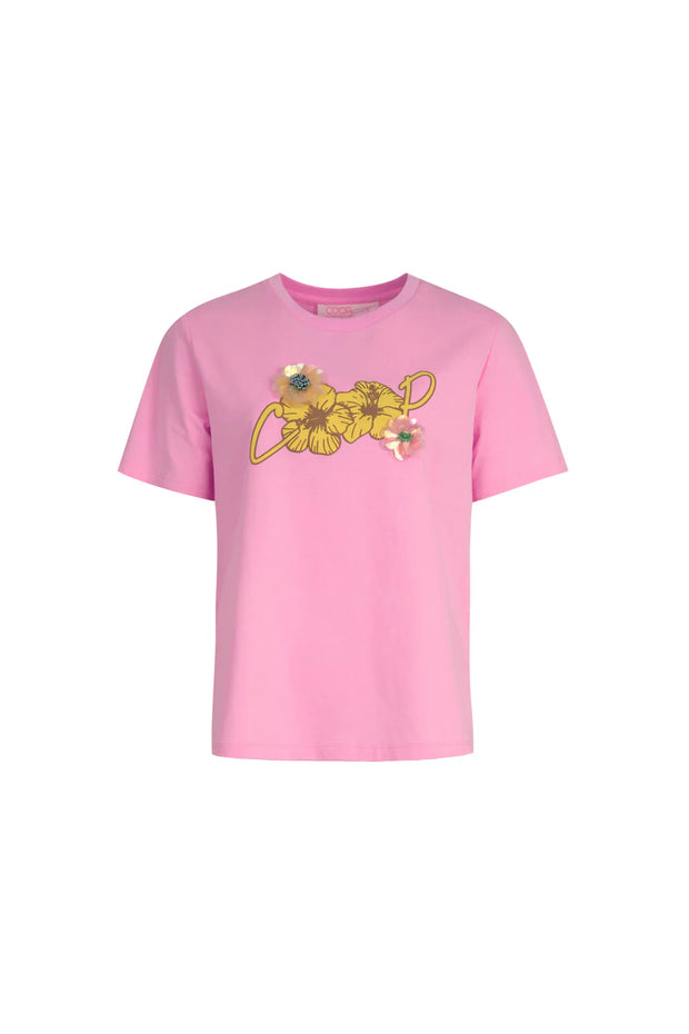 Coop Hibiscus Holiday T Shirt Pink