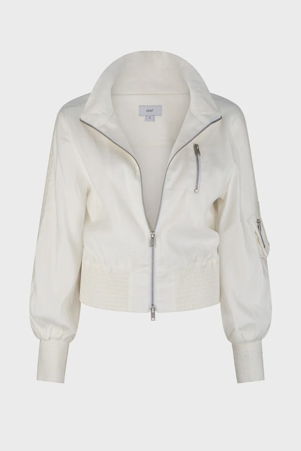 Melbourne Bomber Jacket - White