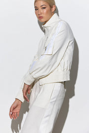 Melbourne Bomber Jacket - White