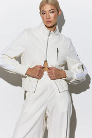 Melbourne Bomber Jacket - White