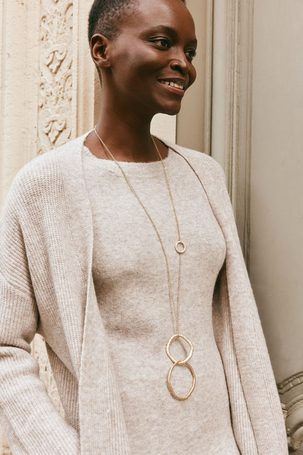 Merano Knit Dress - Flax
