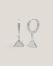Whistle & Pop High Country Whistle Huggies Silver