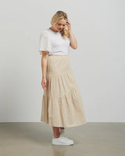 Evie Skirt - Biscotti Gingham