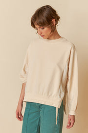 Indi & Cold Organic Cotton Sweatshirt Crudo/Cream