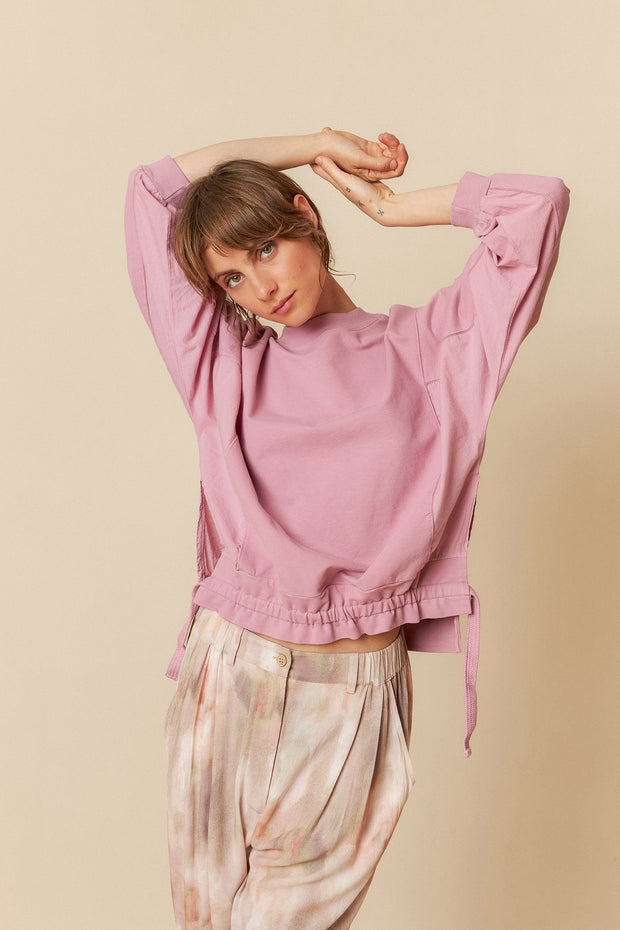 Indi & Cold   Organic Cotton Sweatshirt Malva /Pink