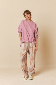 Indi & Cold   Organic Cotton Sweatshirt Malva /Pink