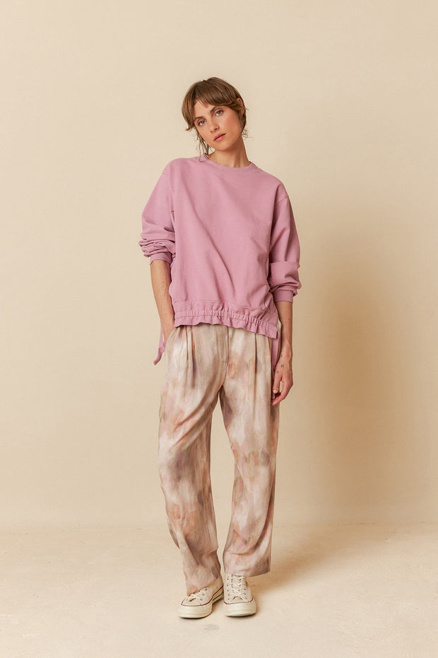 Indi & Cold   Organic Cotton Sweatshirt Malva /Pink