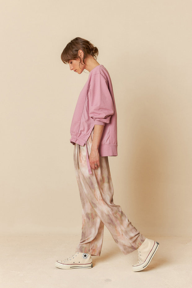 Indi & Cold   Organic Cotton Sweatshirt Malva /Pink