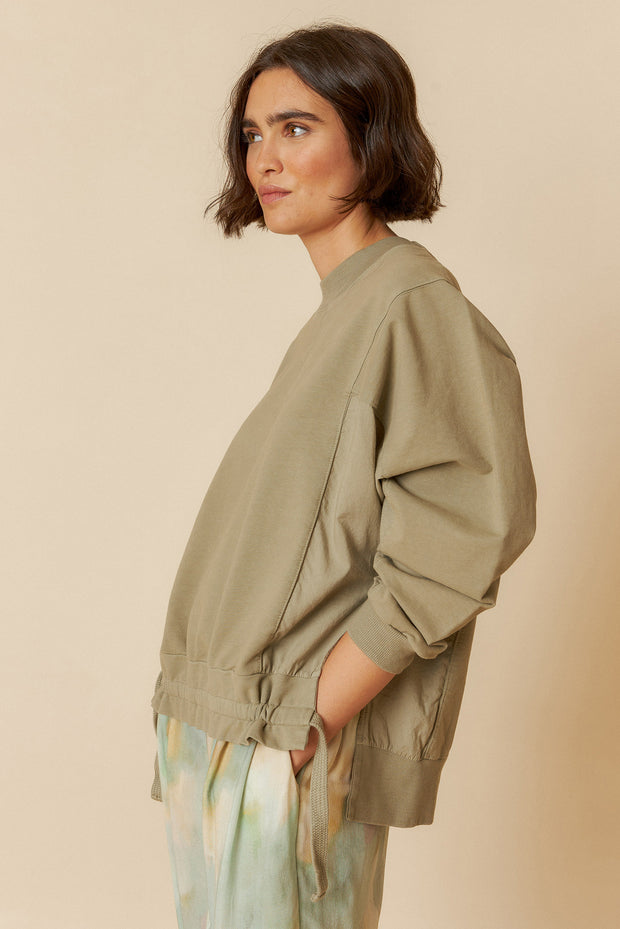 Indi & Cold  Organic Cotton Sweatshirt Green