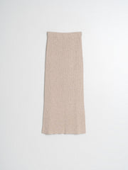 Indi & Cold Wool Pencil Skirt Beige G452
