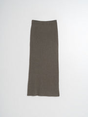 Indi & Cold Wool Pencil Skirt Khaki G452
