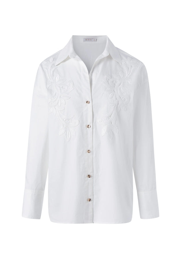 GDS LIAM SHIRT IN WHITE